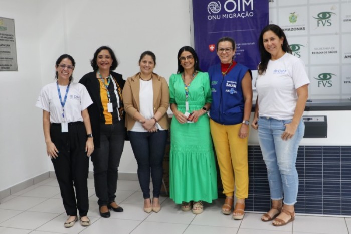 Organização Internacional para as Migrações doa equipamentos para o fortalecimento de cobertura vacinal de migrantes em Manaus