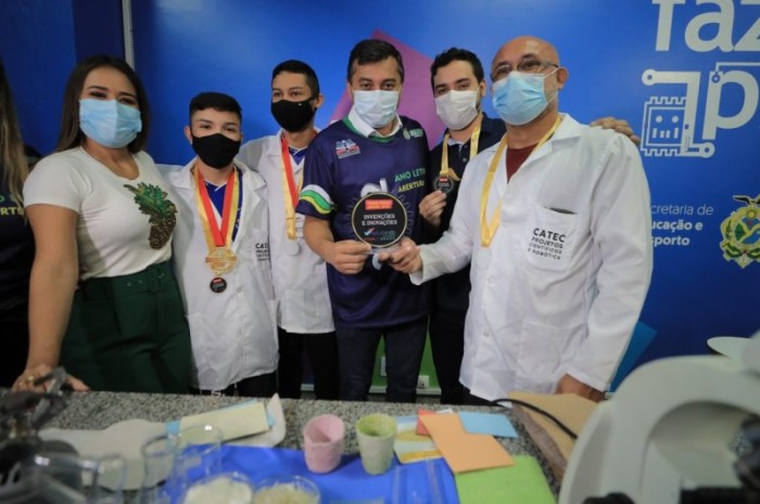 Criado por alunos da rede estadual em Manacapuru, sistema contra Covid-19 conquista 4º lugar na Febrace