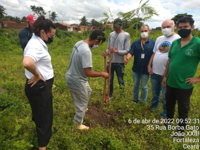 Iniciado o plantio de 3.439 mudas nativas na APA do Rio Maranguapinho