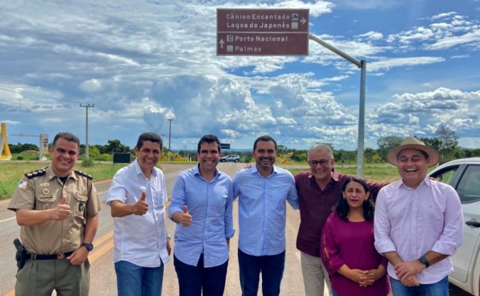 Governador Wanderlei Barbosa entrega sinalização turística das Serras Gerais