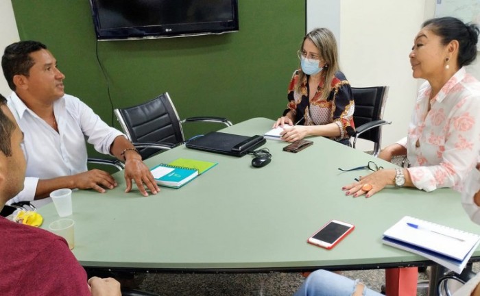 Secretaria do Meio Ambiente recebe técnicos ambientais do município de Pium para orientação sobre o ICMS Ecológico 