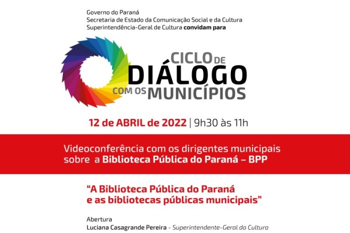 Biblioteca Pública do Paraná é tema do Ciclo de Diálogo com os Municípios