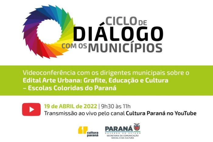 Ciclo de Diálogo da próxima terça será sobre o edital Escolas Coloridas