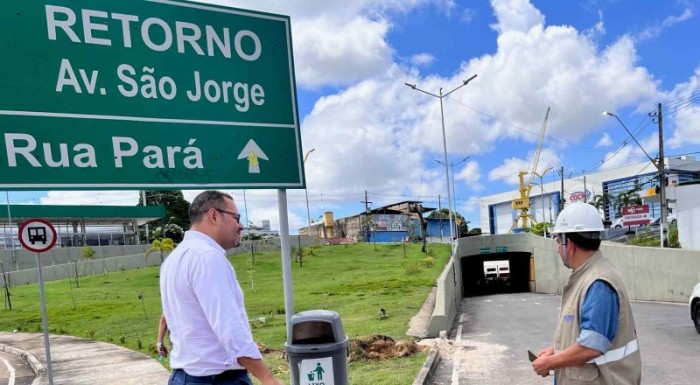 Arsepam solicita interdição de trecho do complexo viário da Constantino Nery por estar sem limitador de altura