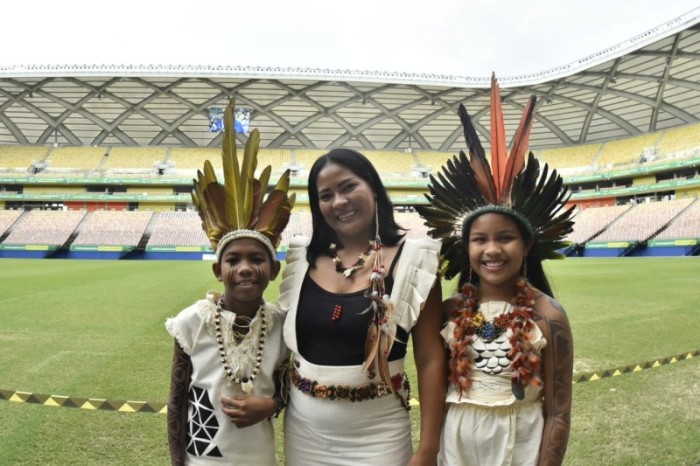 Faar e Amazonastur recebem representantes do Parque das Tribos na Arena da Amazônia