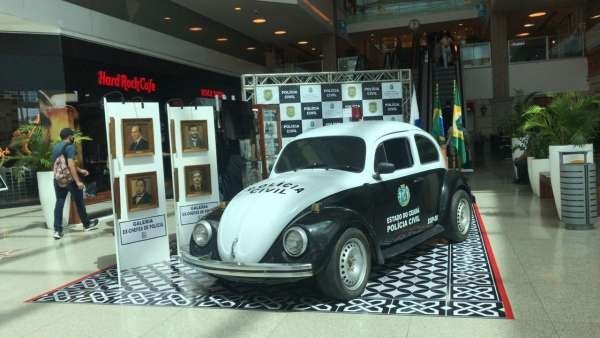 Polícia Civil do Ceará comemora 214 anos com exposição em shopping de Fortaleza