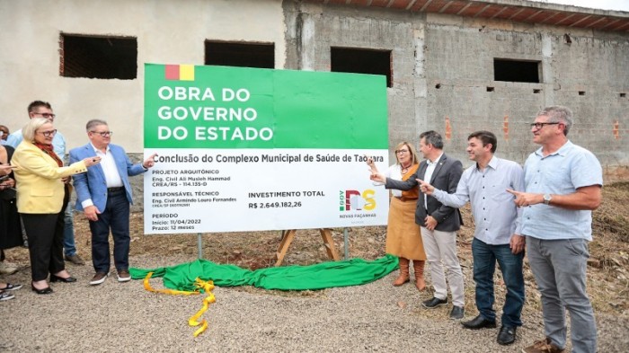 Em Taquara, governador Ranolfo dá início às obras do Complexo Municipal de Saúde