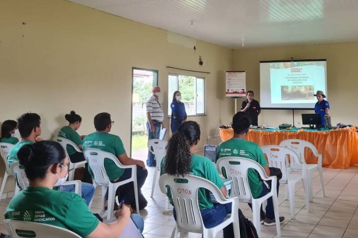 Adepará leva educação sanitária para alunos do Curso Técnico em Agronegócio do Senar