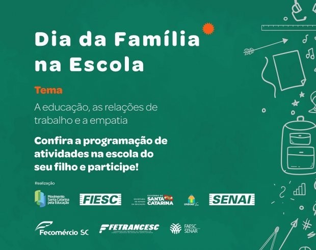Dia da Família na Escola é no próximo sábado com atividades na rede estadual