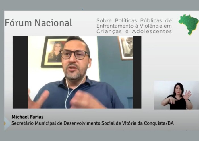 Secretário apresenta em fórum nacional políticas municipais de enfrentamento à violência contra crianças e adolescentes