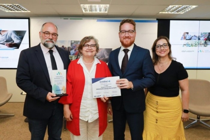 Sedu e Instituto Unibanco recebem Prêmio Evidência 