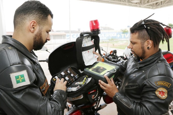 Motocicletas garantem agilidade em atendimento pré-hospitalar