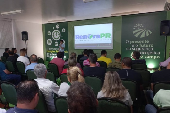 Programa RenovaPR é tema de seminário sobre energia e sustentabilidade no Oeste