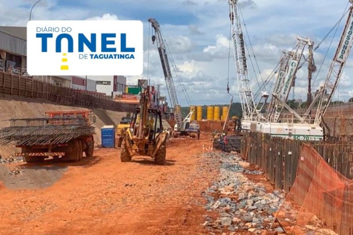 Construção do Túnel de Taguatinga supera etapa mais desafiadora