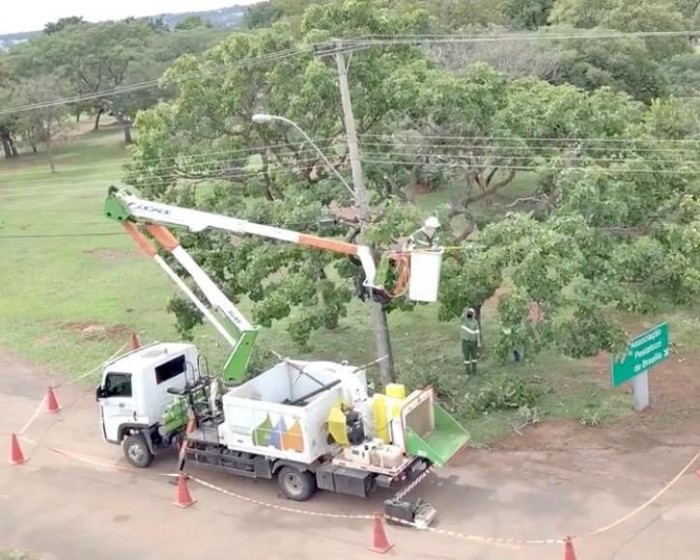 Trabalhos de manutenção deixam pontos de Planaltina e Asa Sul sem energia