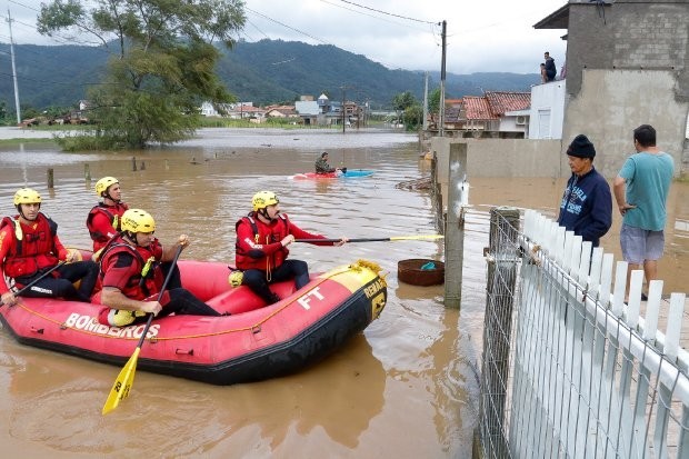 Tubarão foi um dos municípios mais atingidos
