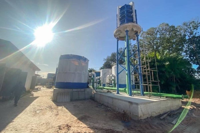 Estado conclui 80% das obras de ampliação do sistema abastecimento de água em Castanhal