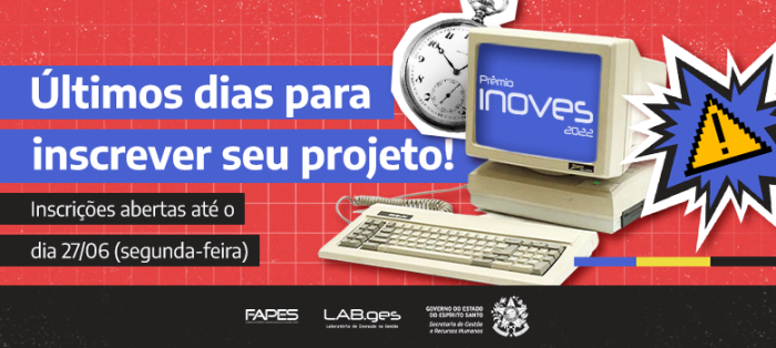 Últimos dias para se inscrever no Prêmio Inoves 2022