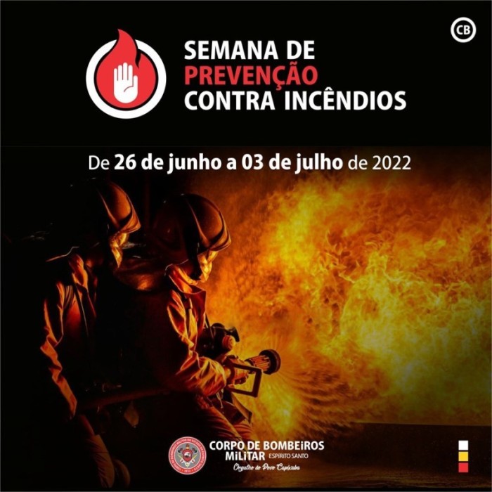 O evento faz parte das comemorações do Dia Nacional do Bombeiro, celebrado em 02 de julho.