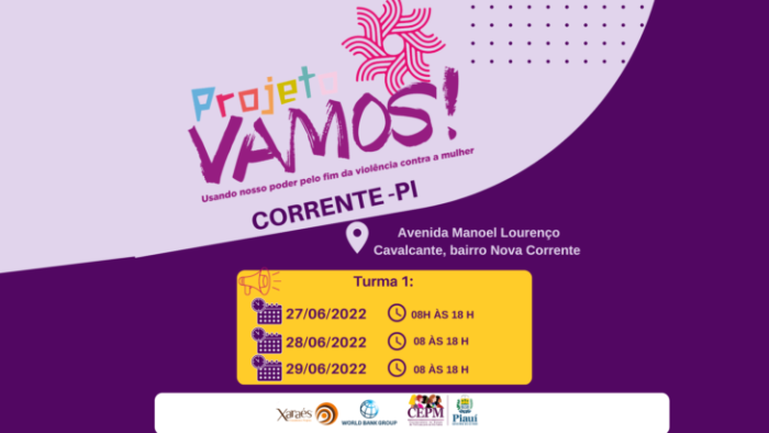 Coordenadoria das Mulheres realiza oficina da Ferramenta Vamos! em Corrente