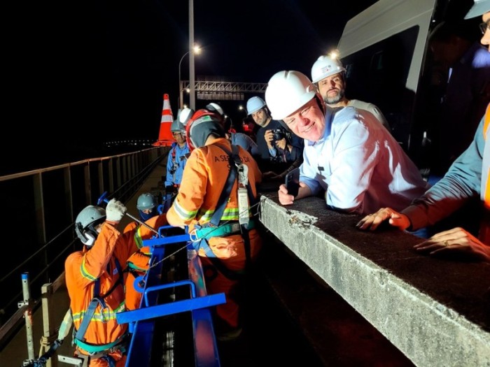 Governador visita obras do Mirante da Terceira Ponte e acompanha início da última fase da Ciclovia da Vida