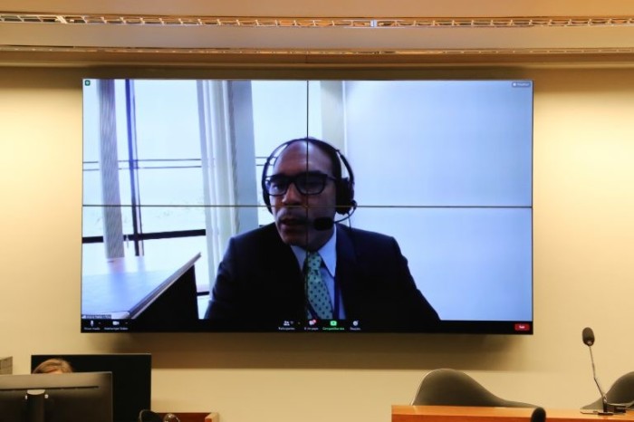 Alipio Dias, do TCU, durante audiência virtual na Câmara - (Foto: Elaine Menke/Câmara dos Deputados)