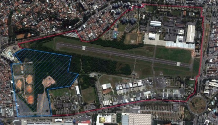 Vista aérea do Campo de Marte - (Foto: FAB)