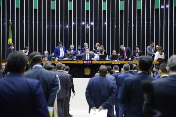 Deputados e senadores na sessão do Congresso Nacional - (Foto: Wesley Amaral/Câmara dos Deputados)