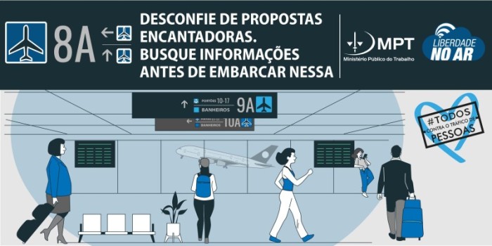 Acordo de cooperação fortalece enfrentamento do tráfico de pessoas na aviação civil