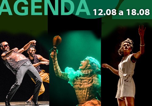 Imagens editadas CCOM/Funarte – Cenas dos espetáculos: “Sr Will”, da Giro 8 Cia. de Dança (GO), no Festival Funarte Acessibilidança Virtual (crédito: Layza Vasconcelos); “Histórias do Mundão