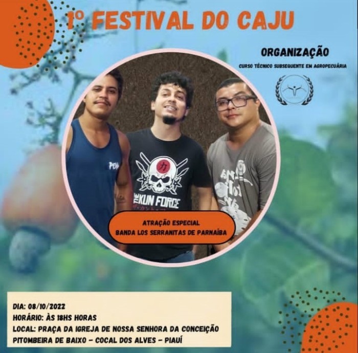 Estudantes e agricultores realizam 1º Festival do Caju em Cocal dos Alves