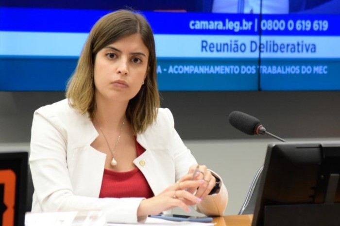 Tabata Amaral recomendou a aprovação da proposta - (Foto: Alan Rones/Câmara dos Deputados)