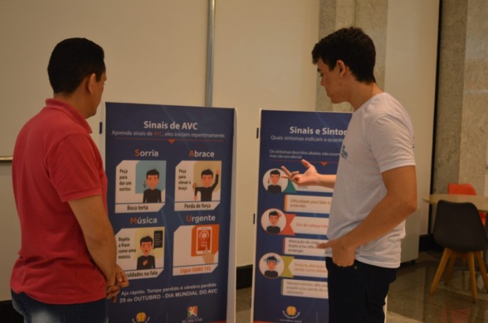 Exposição Interativa alerta para os sinais e prevenção do AVC