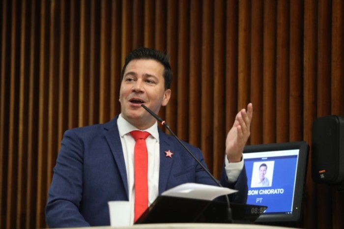 Deputado Arilson Chiorato (PT). / Créditos: Orlando Kissner/Alep
