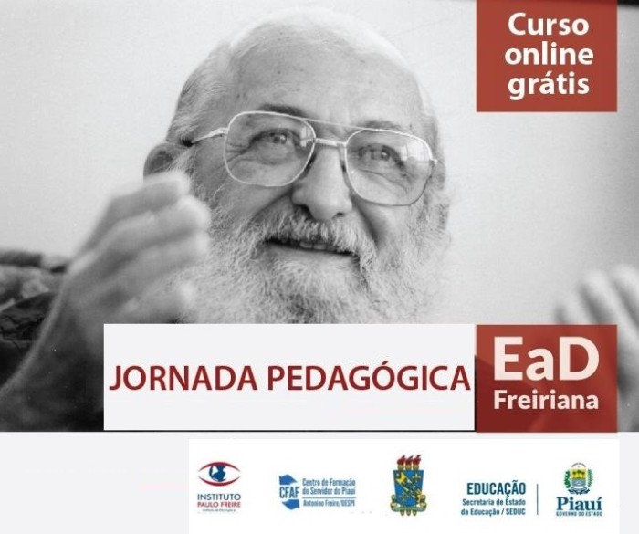 Abertas inscrições de Jornada Paulo Freire para professores do Estado