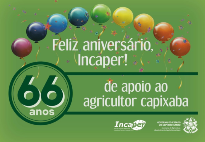Incaper comemora 66 anos de resultados e soluções para as famílias rurais