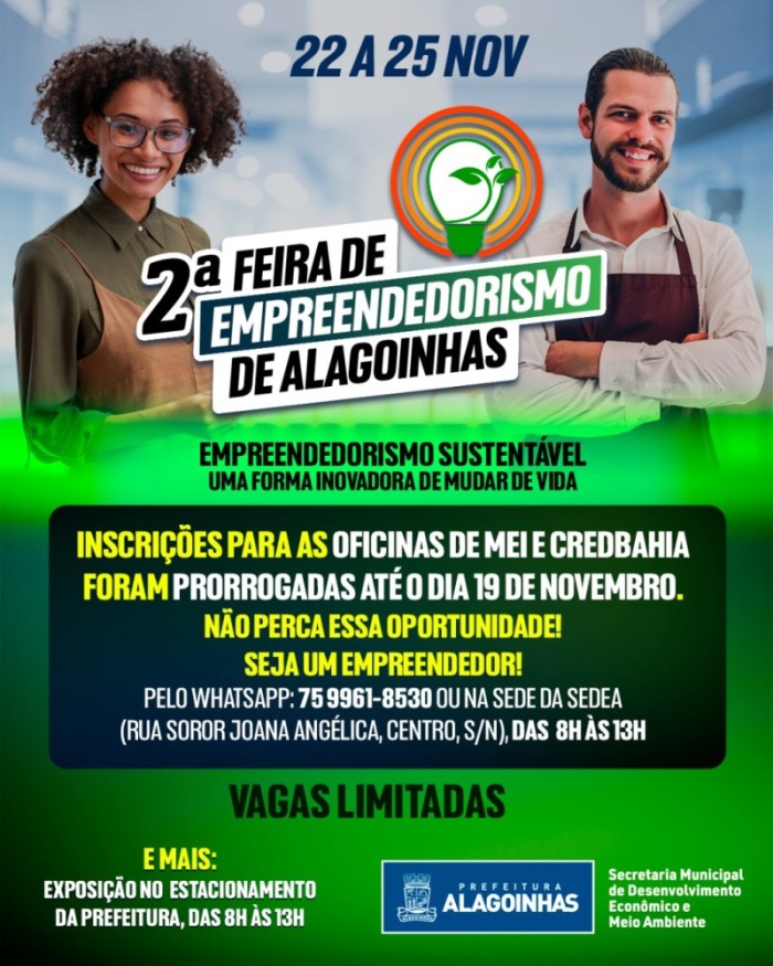 Foto: Reprodução/Prefeitura de Alagoinhas - BA