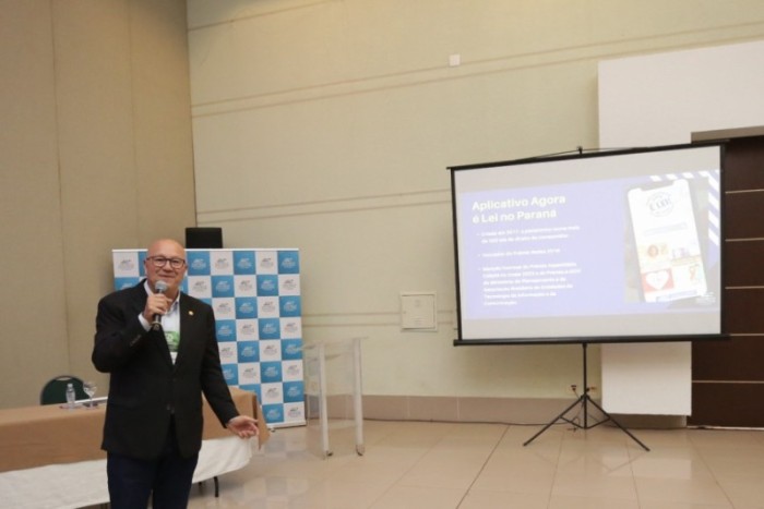O primeiro secretário da Assembleia, deputado Luiz Claudio Romanelli (PSD), falou sobre as ações desenvolvidas pelo Poder Legislativo ao longo dos últimos quatro anos. / Créditos: Dálie Felberg/Alep
