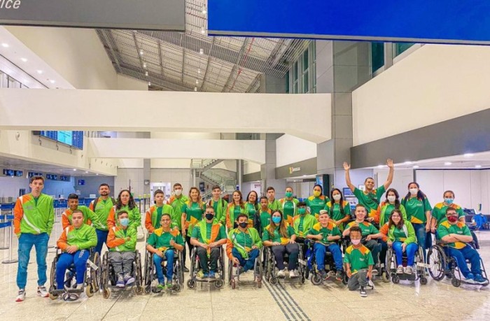 Delegação cearense desembarca em São Paulo para fase nacional das Paralimpíadas Escolares 2022