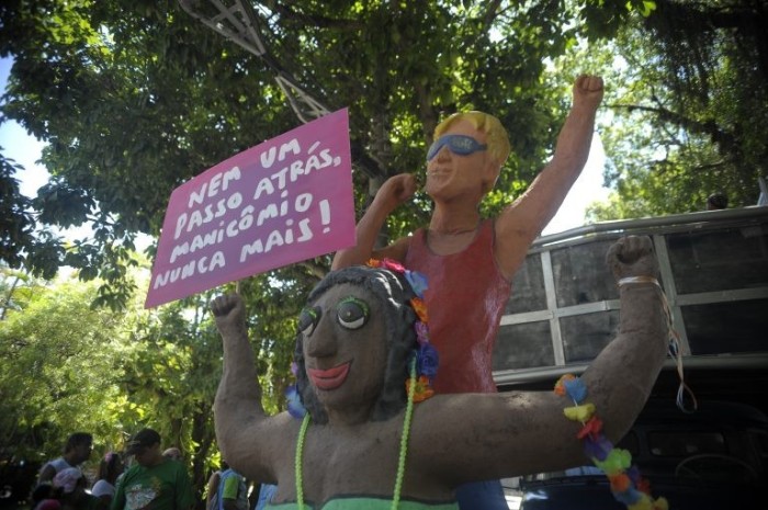 Manifestação em favor da reforma psiquiátrica - (Foto: Tomaz Silva/Agência Brasil)