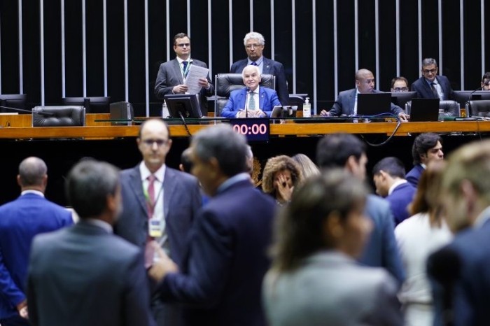Sessão do Plenário - (Foto: Pablo Valadares/Câmara dos Deputados)