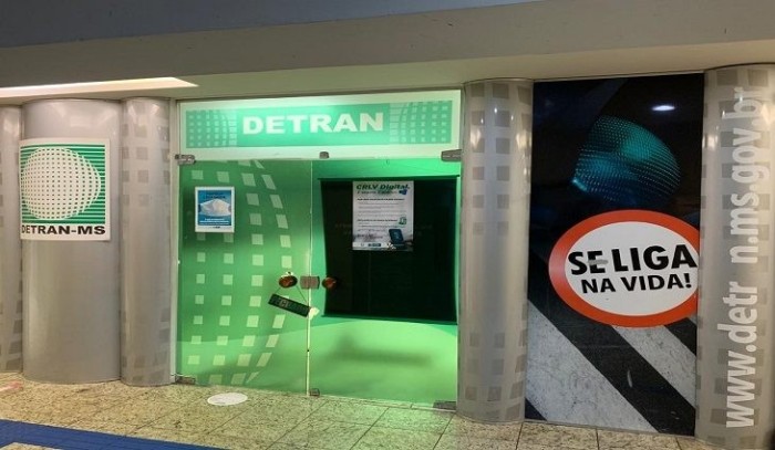 Atendimento no Detran do Pátio Central continua suspenso nesta quarta-feira