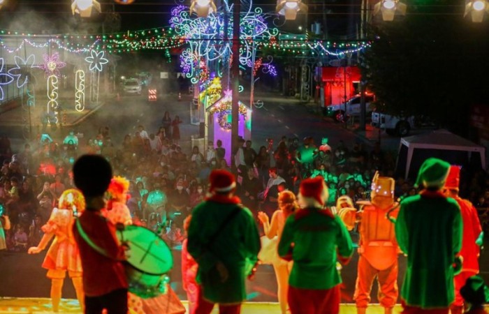 Natal de Sonho e Luz ilumina o centro de Teresina