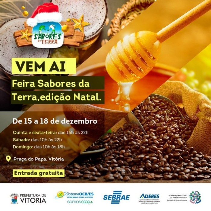 Feira reúne sabores do Espírito Santo na Praça do Papa