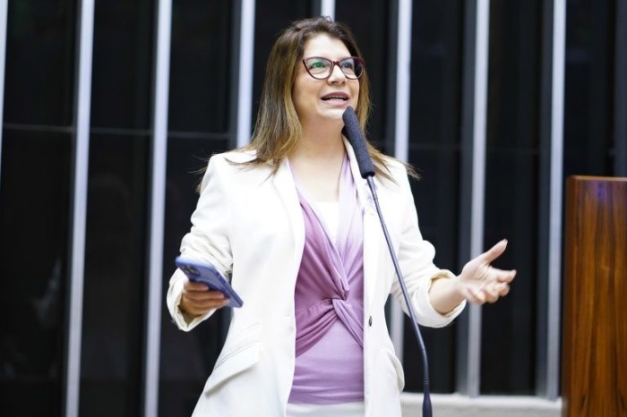 A relatora da proposta, deputada Carla Dickson, recomendou a aprovação do projeto - (Foto: Pablo Valadares/Câmara dos Deputados)