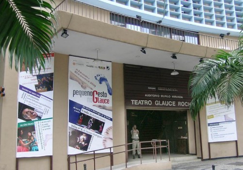Teatro Glauce Rocha - fachada. Foto: Luciana Avellar
