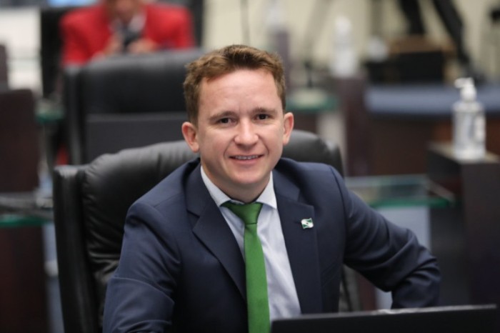Deputado Rodrigo Estacho (PSD). / Créditos: Orlando Kissner/Alep