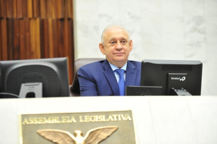 Presidente da Assembleia, deputado Ademar Traiano (PSD). / Créditos: Dálie Felberg/Alep