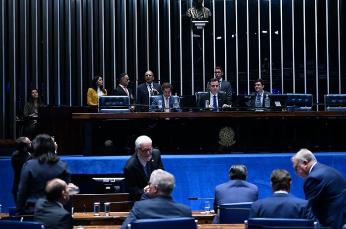 Pacheco (C): essa minoria não representa o povo brasileiro - Edilson Rodrigues/Agência Senado