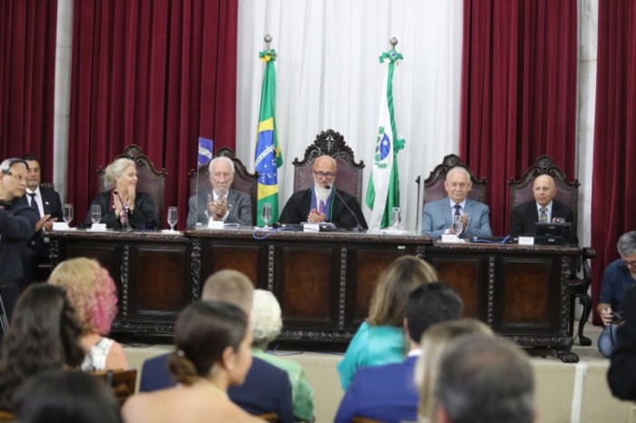 Presidente da Assembleia Legislativa participa da solenidade de posse no TCE-PR / Créditos: Orlando Kissner/Alep